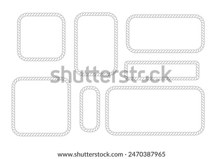 rope vector illustration design template