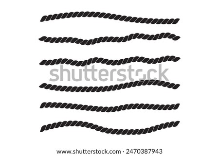 rope vector illustration on white background , eps10