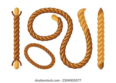 
Rope Vector illustration set on white background