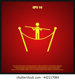 rope walker icon