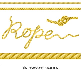 Rope (you Can Easy Use It To Make A Brush)