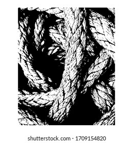 Ropes Grunge Vintage Vector Design