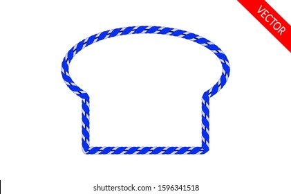 Ropes knots frame 