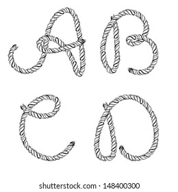 Ropes lettering