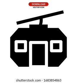 Icono de la autopista o logotipo símbolo de signo aislado ilustración vectorial - iconos vectoriales de estilo negro de alta calidad
