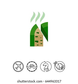 Roquefort Cheese Block and Piece Icon