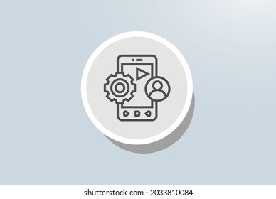 ROR Migration Services Icon vector design