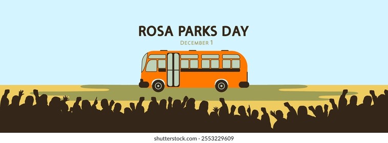 Rosa Parks Day, civil rights activist. American activist.