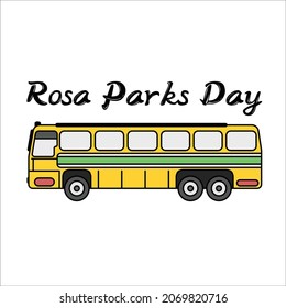 Rosa Parks Day Yellow Buss