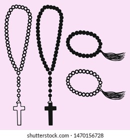 rosary beads  