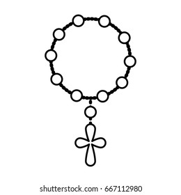 rosary beads icon