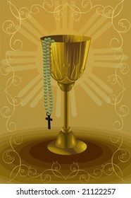 rosary and bowl 	