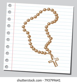 Rosary with cross 