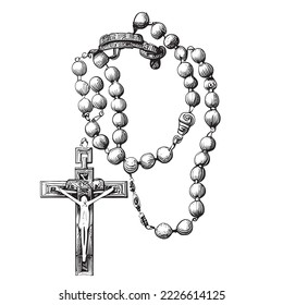 Rosary and cross religion