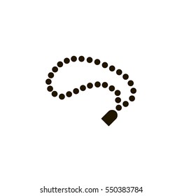 rosary icon. sign design