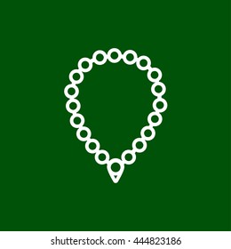 rosary line icon