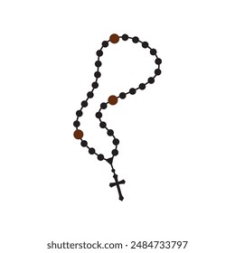 Rosary prayer beads Christian icon