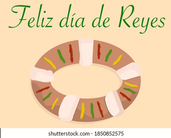 Rosca de reyes, celebration day of January 6, feast of the Magi