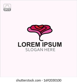 rose abstract logo, very suitable for salon and beauty logos, fashion logos and others