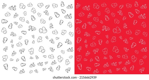 rose apple or guava pattern for web and print