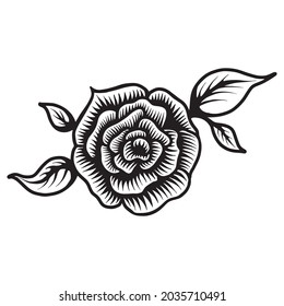 Rose art design, you can download the vector files.