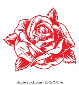 Rose art design, you can download the vector files.