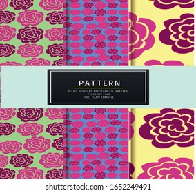 Rose-Kunstmuster-Vektorillustration 