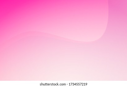 Rose background with light gradient and Glossy effect - wallpaper with copy space.