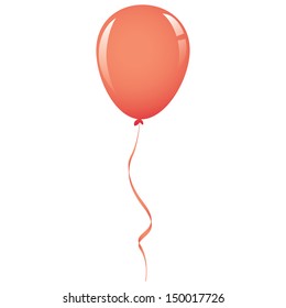rose balloon ribbon