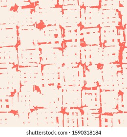 Rose and Beige tie dye seamless pattern.  Shibori seamless print. Watercolor hand drawn batik.  Handmade watercolour shirt tie dye pattern. Japan traditional tile. Crimson and Beige shibori.