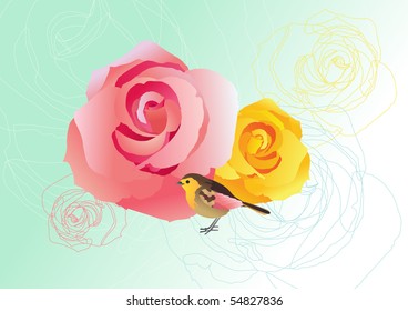 Rose and Bird