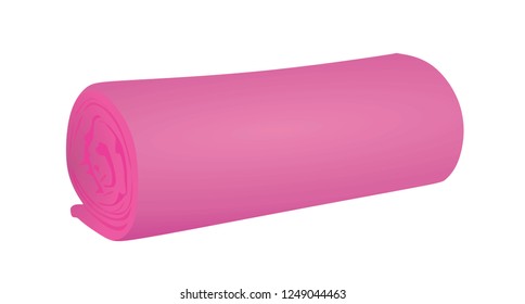 Rose blanket. vector illustration