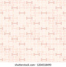 Rose bone pattern. Seamless vector