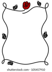 rose border
