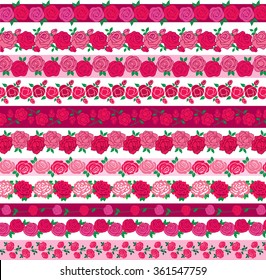 rose border patterns