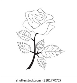 rose bouquet coloring pages for kids