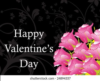 rose bouquet floral background, wallpaper