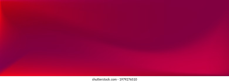 Rose Bright Vivid Blurred Texture Illustration. Neon Dark Color Trendy Background. Blood Neon Smooth Surface Backdrop. Red Vivid Wavy Gradient Mesh. Blank Red Vibrant Wavy Gradient Mesh.