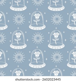 Rose celestial   vector pattern design