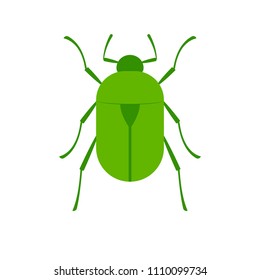 Rose Chafer icon. Lawn Pest Control Clipart image isolated on white background