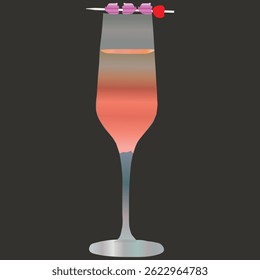 Rose Cocktails Our Favourite vector illustration