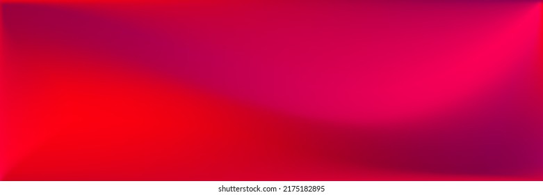 Rose Color Red Smooth Surface Illustration. Color Blood Wavy Gradient Mesh. Neon Rose Smooth Surface Backdrop. Bright Vivid Dark Trendy Background. Vibrant Blank Blood Wavy Gradient Mesh.