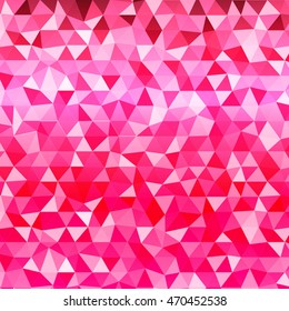 rose crystal polygonal background. vector illustration. for design your presentation, brochure, wallpaper