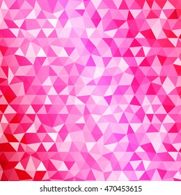 rose crystal polygonal background. vector illustration. for design your presentation, brochure, wallpaper