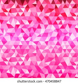 rose crystal polygonal background. vector illustration. for design your presentation, brochure, wallpaper