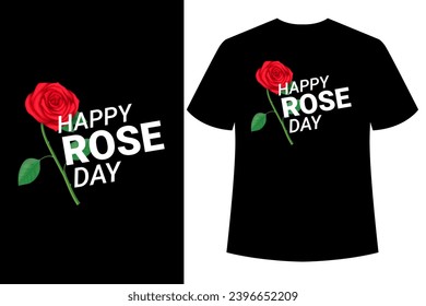 Rose day t shirt design, 7 to 21 February day t-shirt design