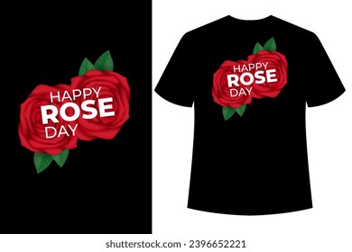 Rose day t shirt design, 7 to 21 February day t-shirt design
