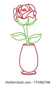 Rose decoration design