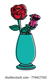 Rose decoration design
