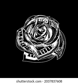 a rose from dollar bills